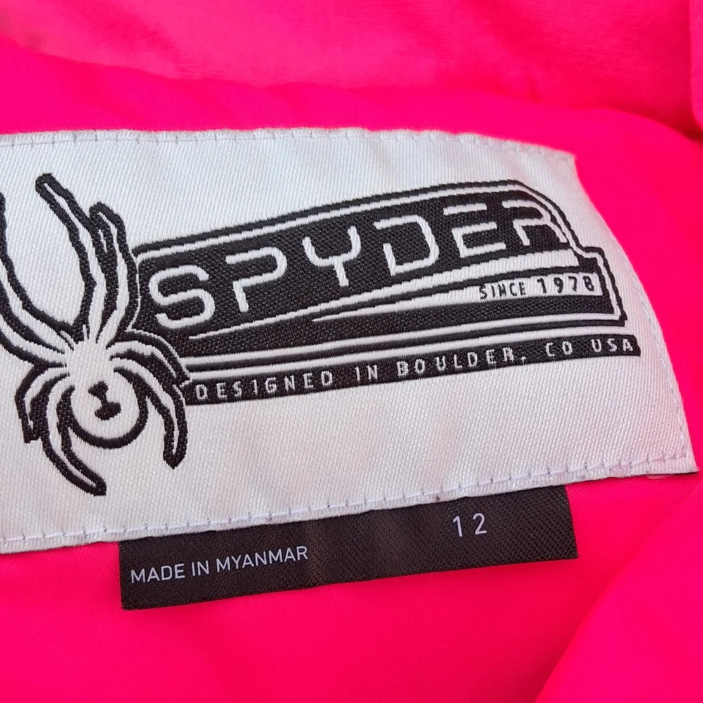 Spyder Kids Pink Snow Pants - Picture 2 of 6